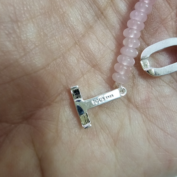 Tous Manifesto Pink Chalcedony Silver Bracelet - Picture 8 of 8